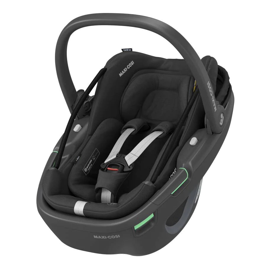 Maxi Cosi Coral 360 i-Size Group 0+ Car Seat- Essential Black