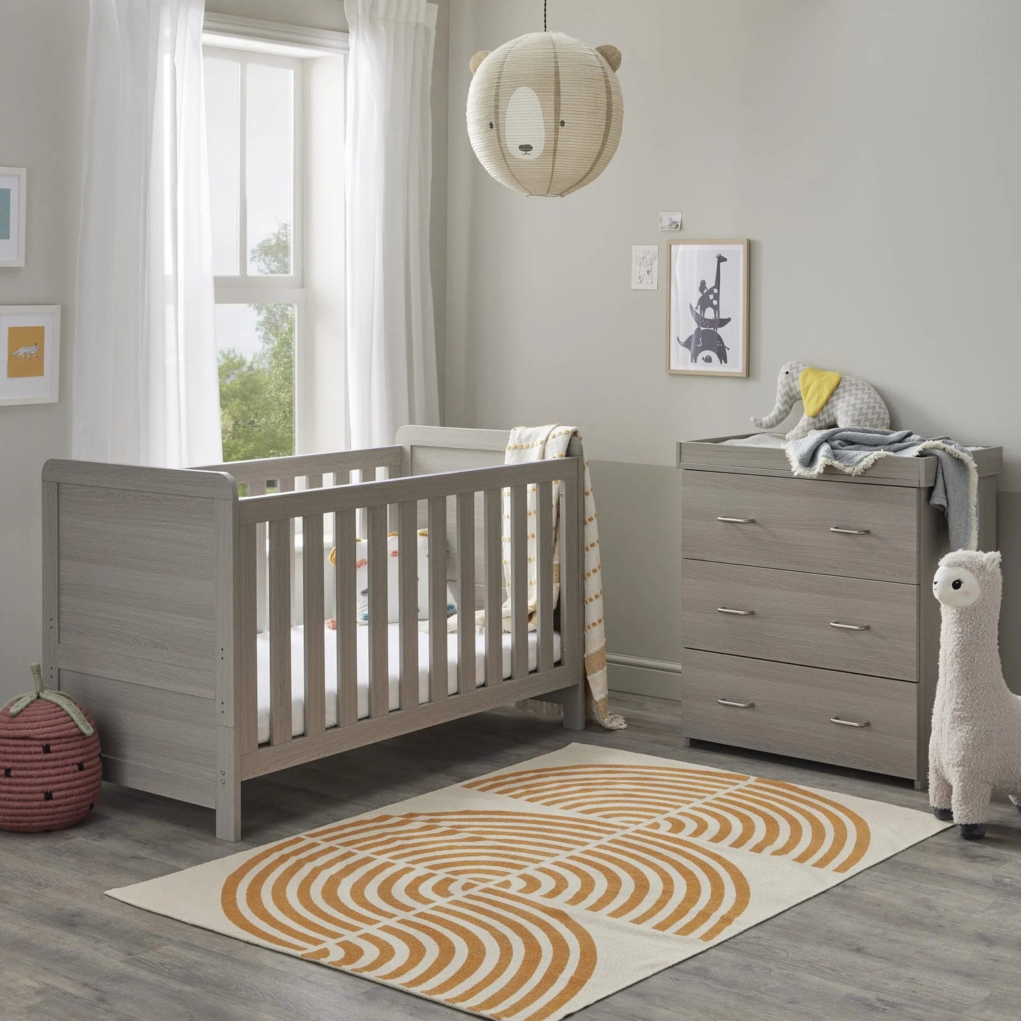 Babymore Caro 2 Piece Room Set – Greywash