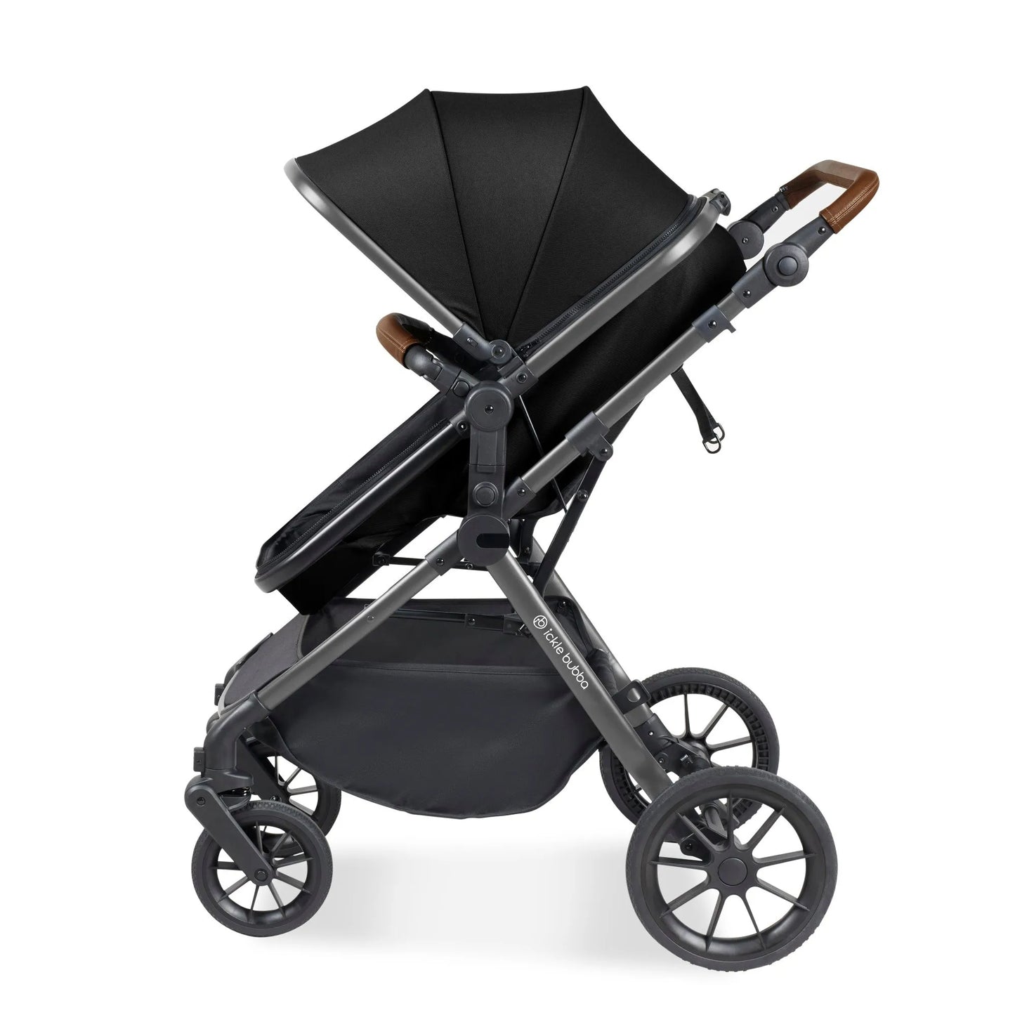 Ickle Bubba Cosmo 6 Piece Pram - Black