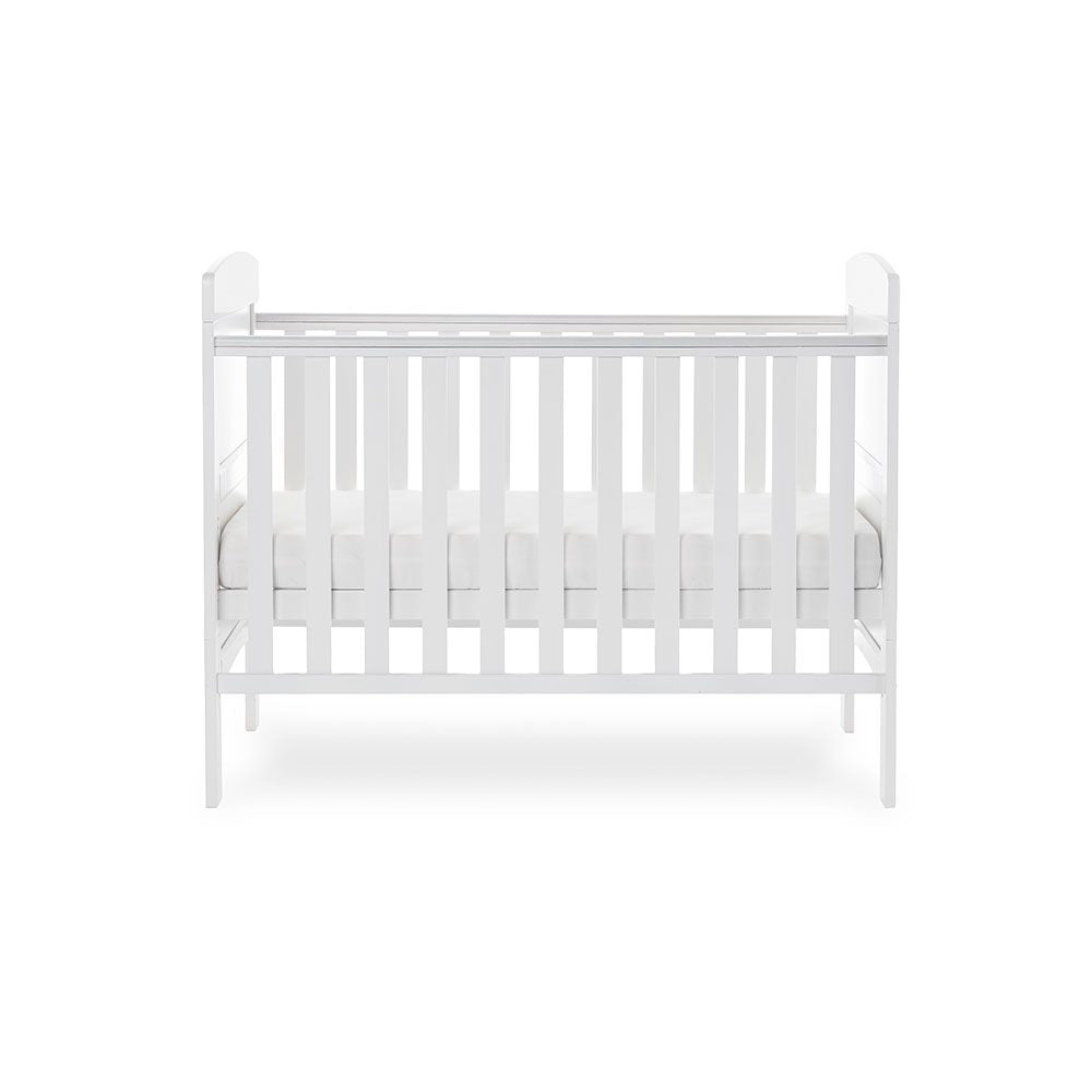 Obaby Grace Mini Cot Bed - White