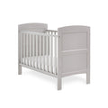 Obaby Grace Mini Cot Bed- Warm Grey