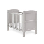 Obaby Grace Mini Cot Bed- Warm Grey
