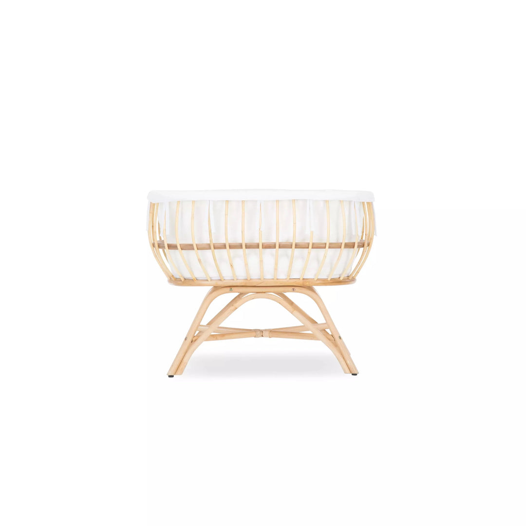 Cuddleco Aria Rattan Crib - Natural