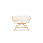 CuddleCo Aria Rattan Crib - Natural