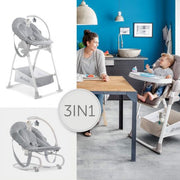 Hauck Stretch Grey Sit N Relax 3 in 1