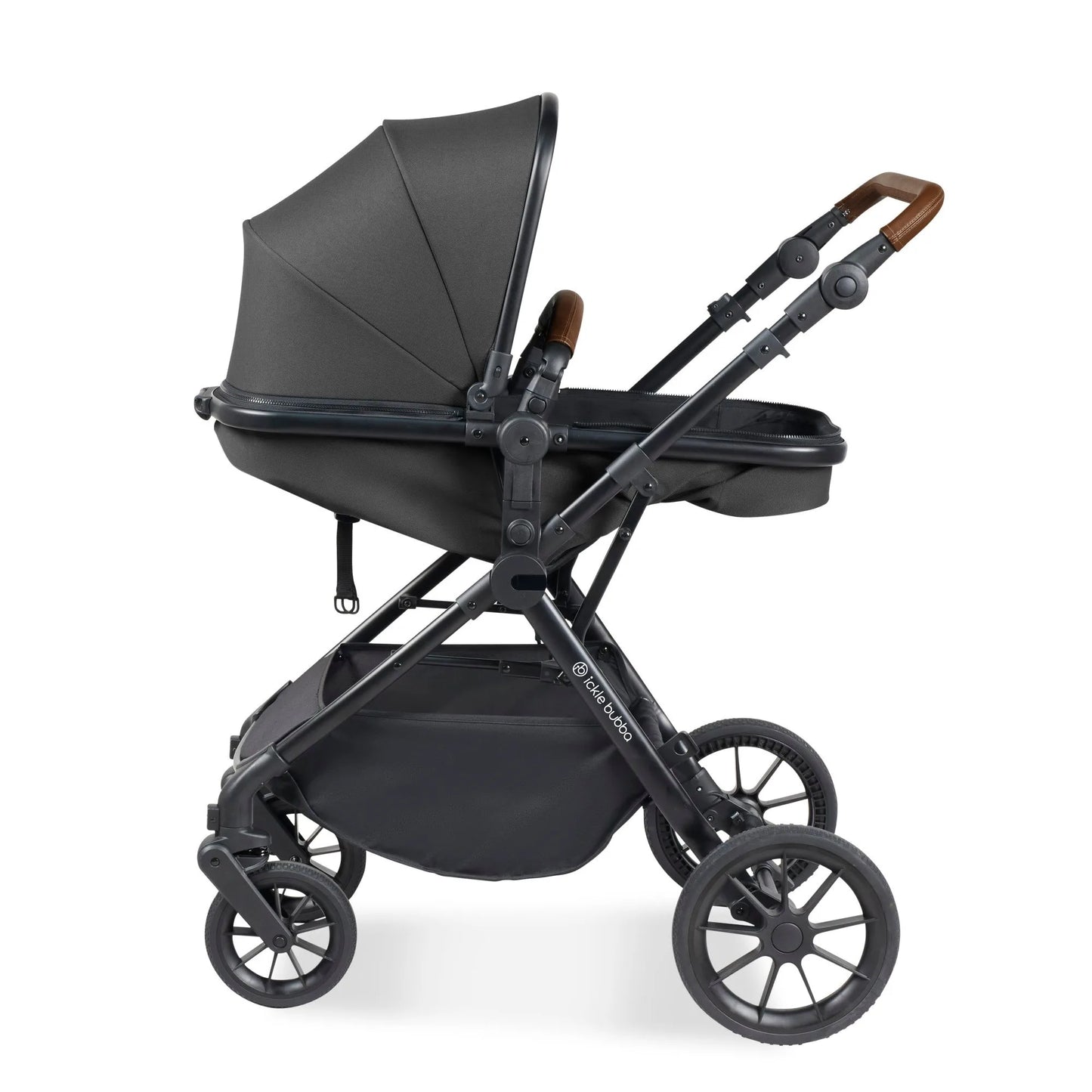 Ickle Bubba Cosmo 6 Piece Pram - Graphite Grey