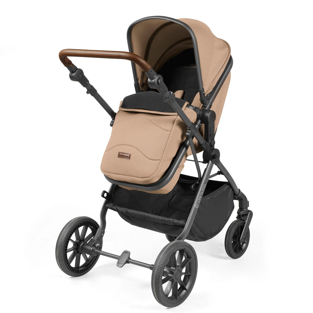 Ickle Bubba Cosmo All in One i-Size Travel System with ISOFIX Base - Desert