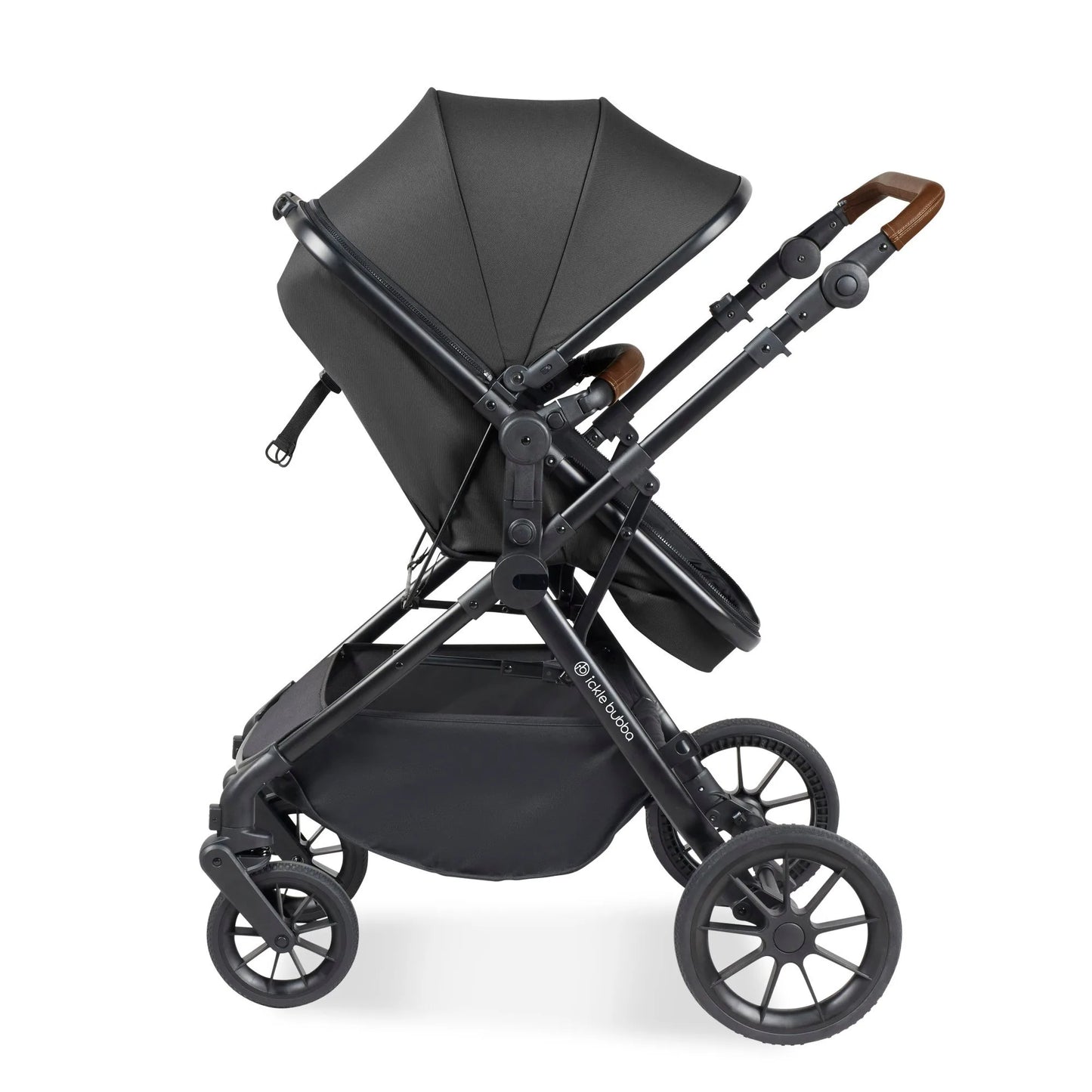Ickle Bubba Cosmo 6 Piece Pram - Graphite Grey