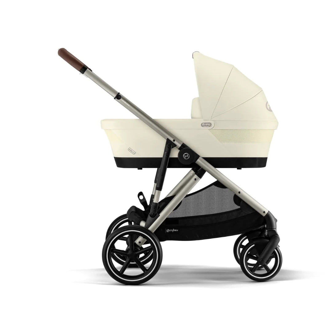 Cybex Gazelle Double Pushchair - Seashell Beige/Taupe