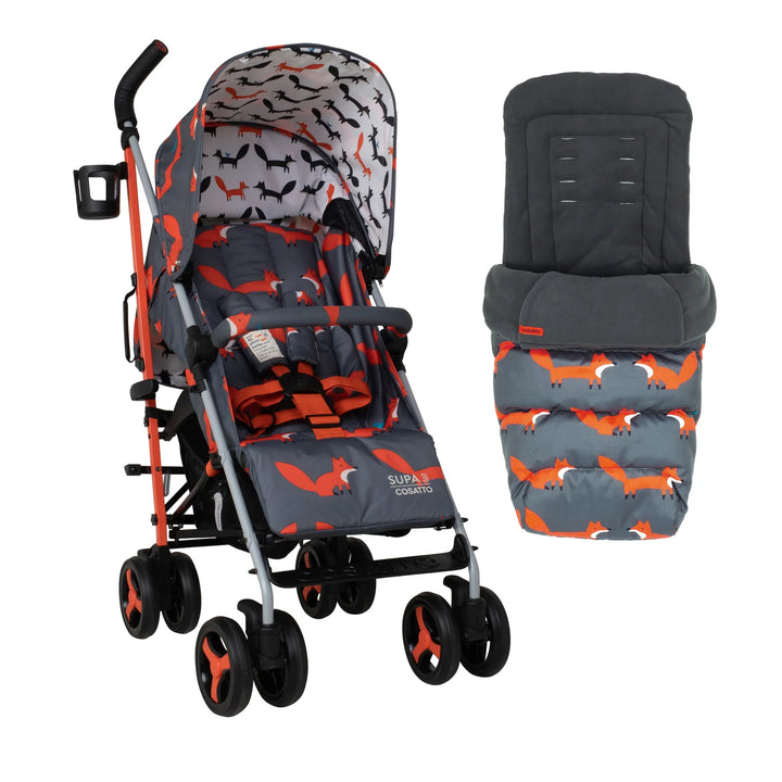 Cosatto Supa 3 Stroller Charcoal Mister Fox