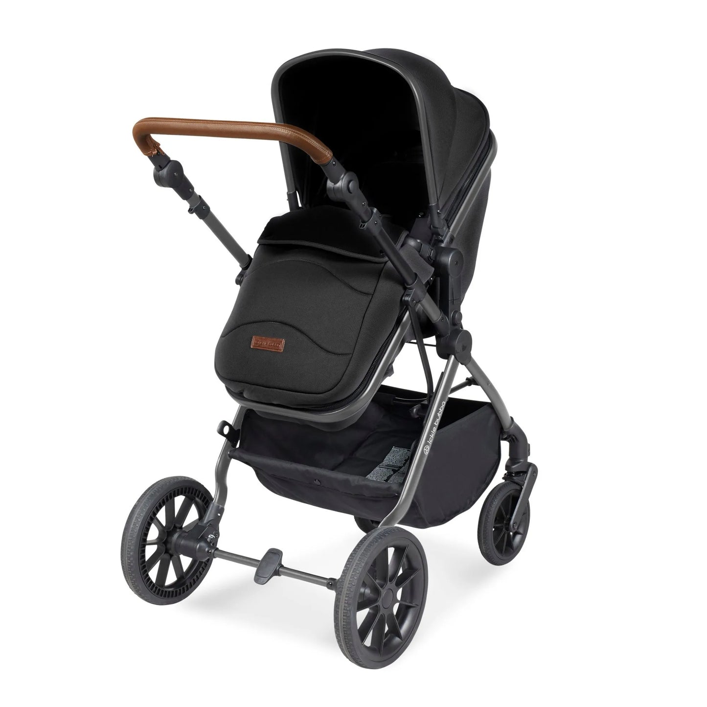 Ickle Bubba Cosmo 6 Piece Pram - Black