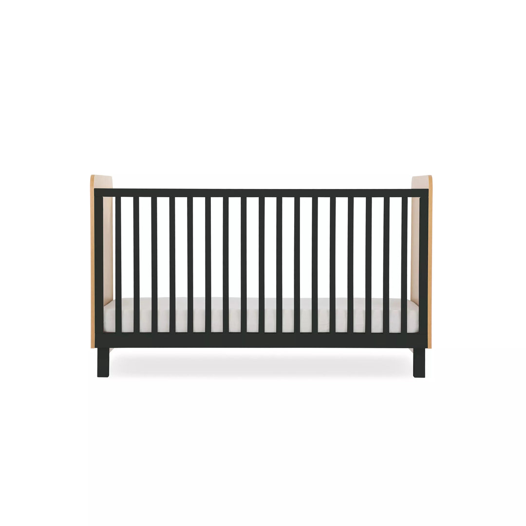 Cuddleco Rafi Cot Bed - Oak & Black