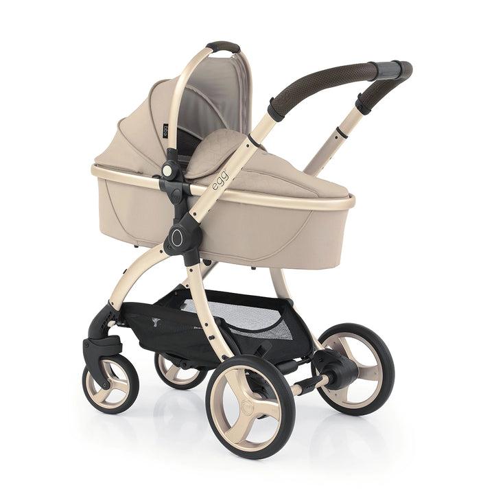 Egg 3 Tandem Stroller - Feather (Champagne Frame)