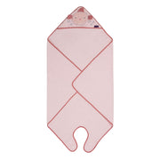 ClevaMama Bamboo Apron Baby Bath Towel-Pink