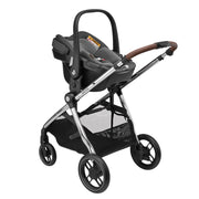 Maxi-Cosi Zelia Luxe with Cabriofix i-Size & Base Travel System in Twillic Grey