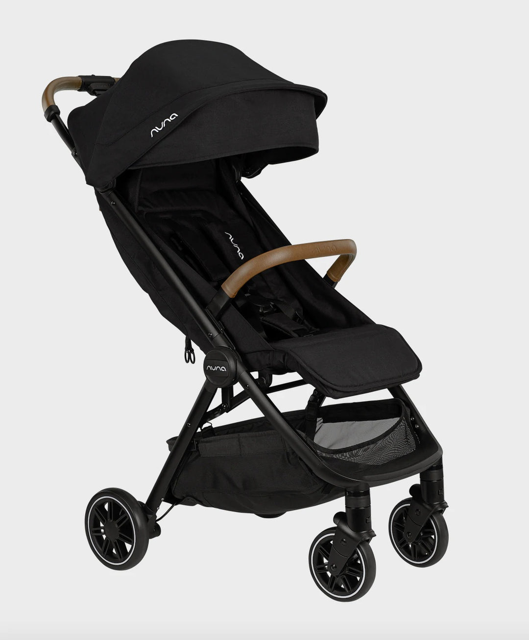 Nuna TRVL Compact Stroller with Raincover & Travel Bag - Caviar