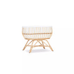 CuddleCo Aria Rattan Crib - Natural