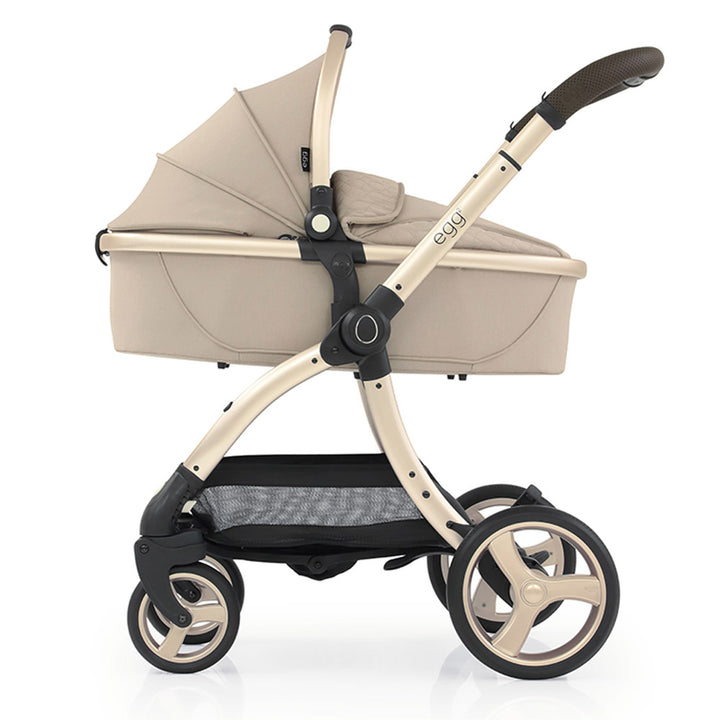 Egg 3 Tandem Stroller - Feather (Champagne Frame)