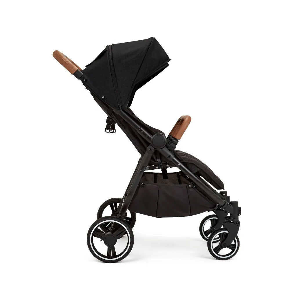 Ickle Bubba Venus Prime Double Stroller Black Tan Bambinosandbeyond