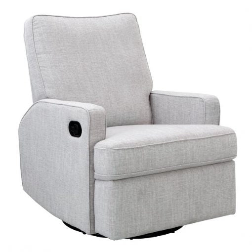 Obaby Madison Swivel Glider Recliner Chair Pebble