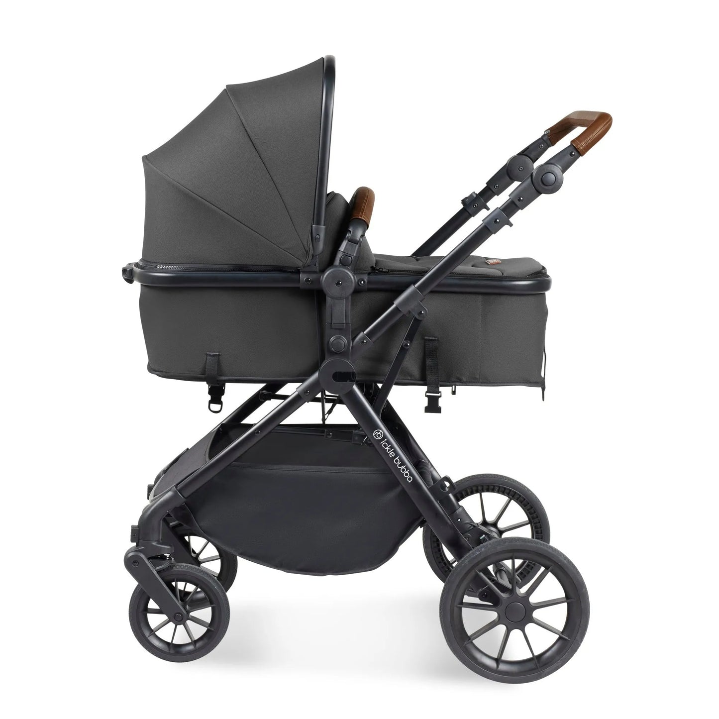 Ickle Bubba Cosmo 6 Piece Pram - Graphite Grey