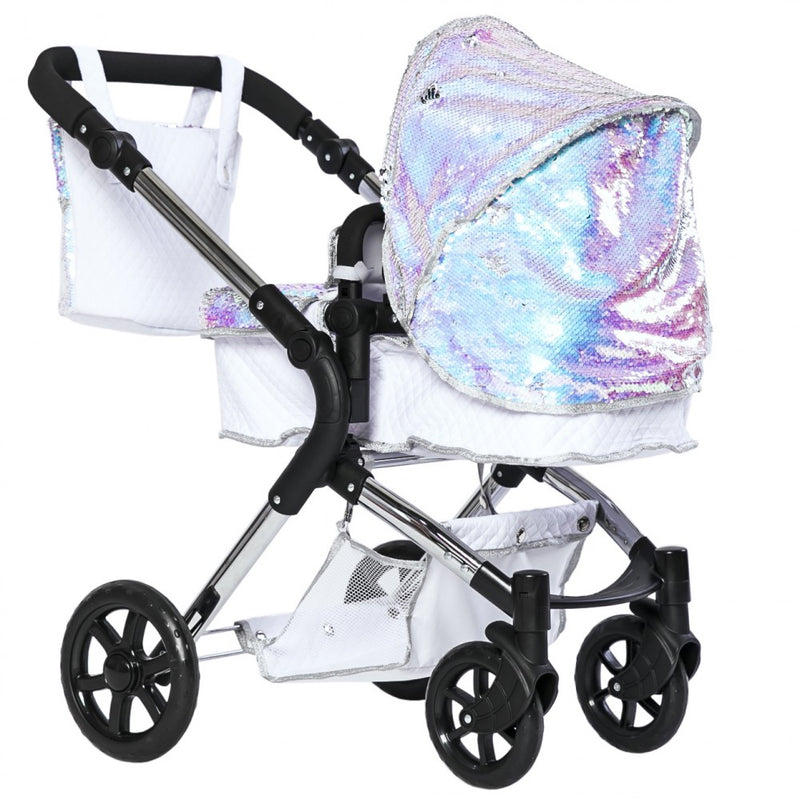Roma Polly Single Dolls Pram - Mermaid 3+ years 78cm