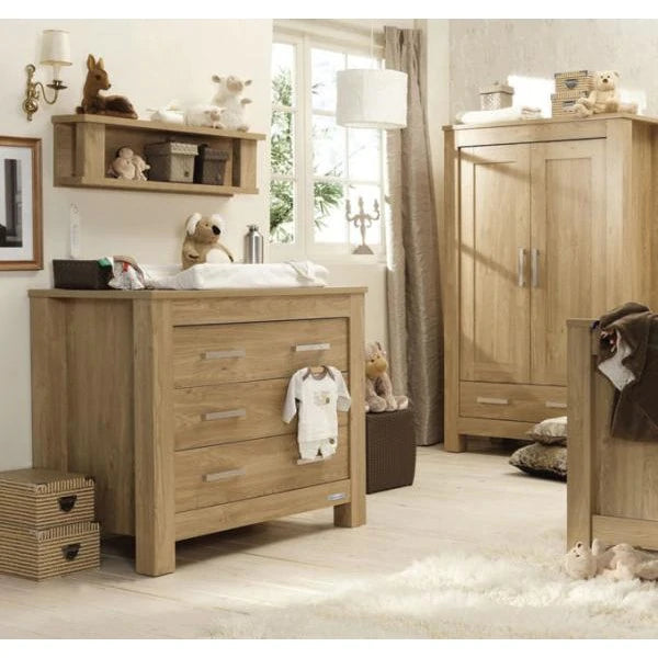 BabyStyle Bordeaux 3 Piece Room Set - Oak