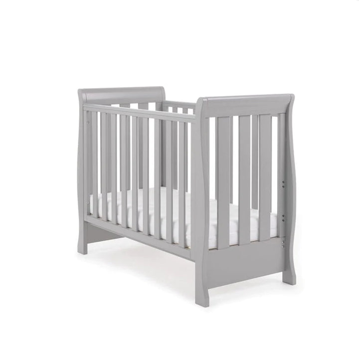 Obaby Stamford Space Saver Cot - Warm Grey