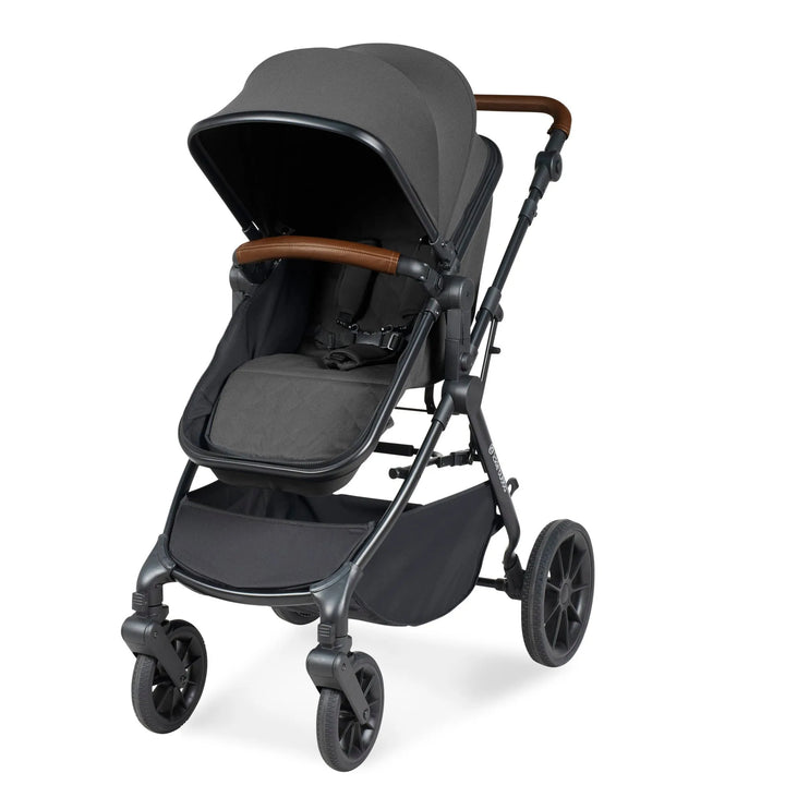 Ickle Bubba Cosmo All in One i-Size Travel System with ISOFIX Base - Graphite Grey