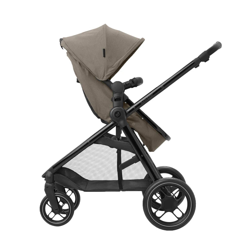 Maxi-Cosi Zelia Luxe Cabriofix i-Size & Base Travel System in Twillic Truffle