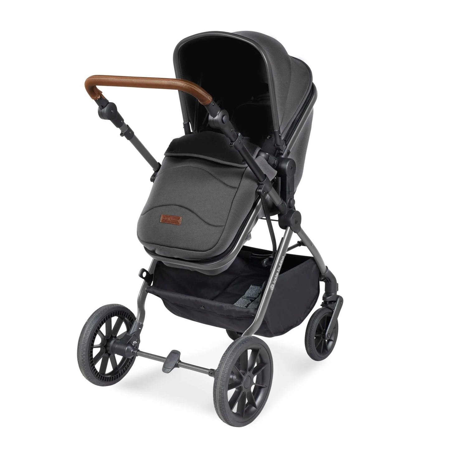 Ickle Bubba Cosmo 6 Piece Pram - Graphite Grey