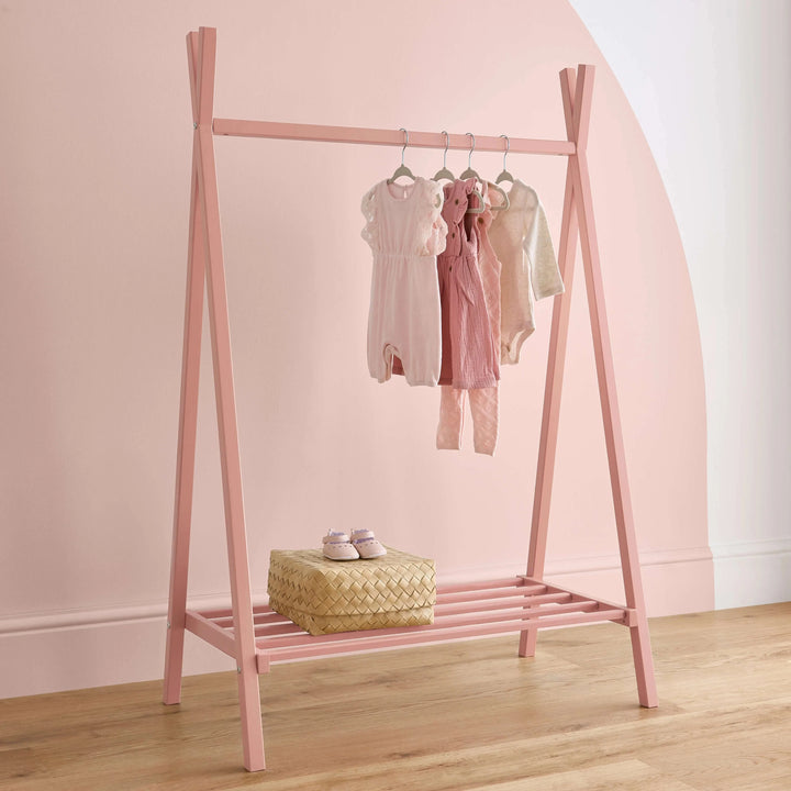 Cuddleco Nola Clothes Rail - Blush Pink