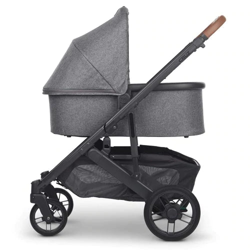 UPPAbaby Cruz Pushchair & Carrycot - Greyson (Charcoal Melange/Carbon/Saddle Leather)