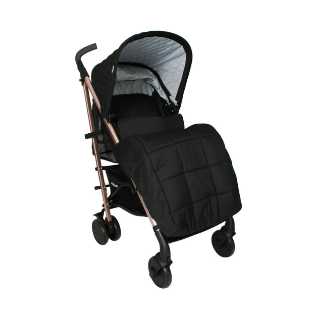 My Babiie Billie Faiers MB51 Rose Gold Black Quilted Stroller