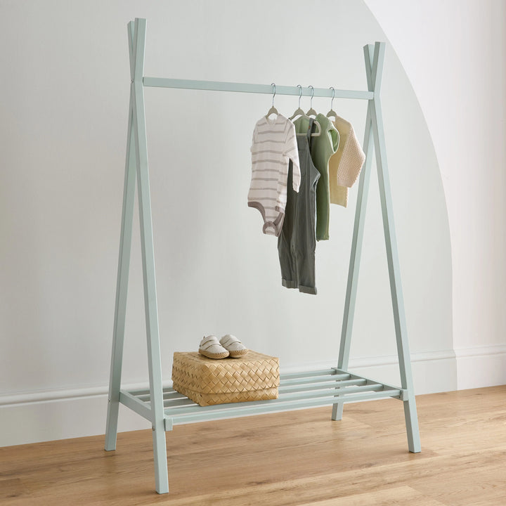 Cuddleco Nola Clothes Rail - Sage Green