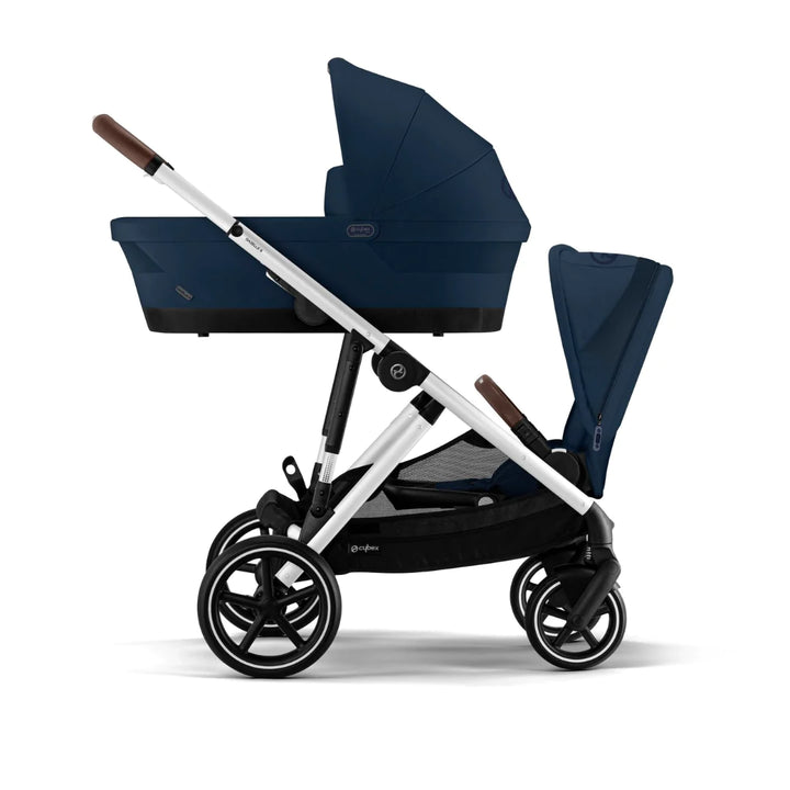 Cybex Gazelle Double Pushchair | Ocean Blue/Silver | 2023