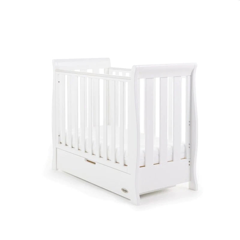 Obaby Stamford Space Saver Cot | White