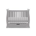 Obaby Stamford Space Saver Cot - Warm Grey