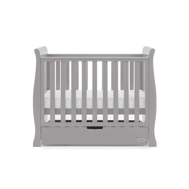 Obaby Stamford Space Saver Cot - Warm Grey