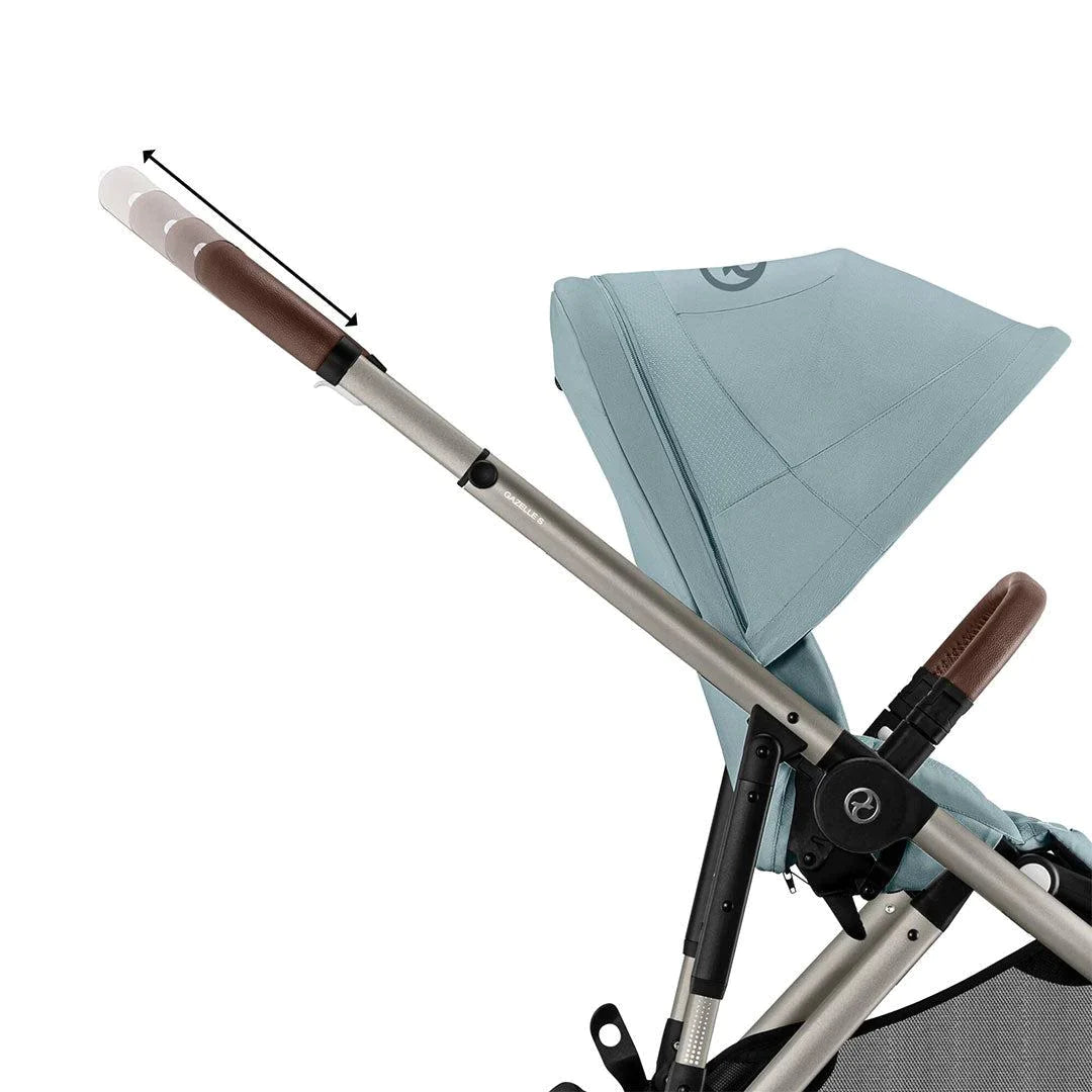 Cybex Gazelle Double Pushchair | Sky Blue/Taupe | 2023