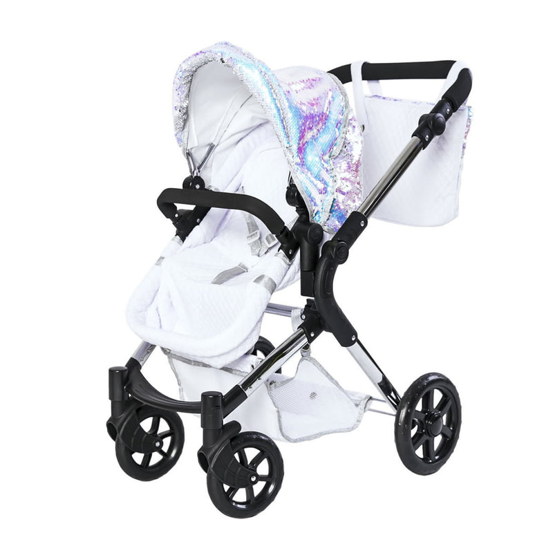 Roma Polly Single Dolls Pram - Mermaid 3+ years 78cm