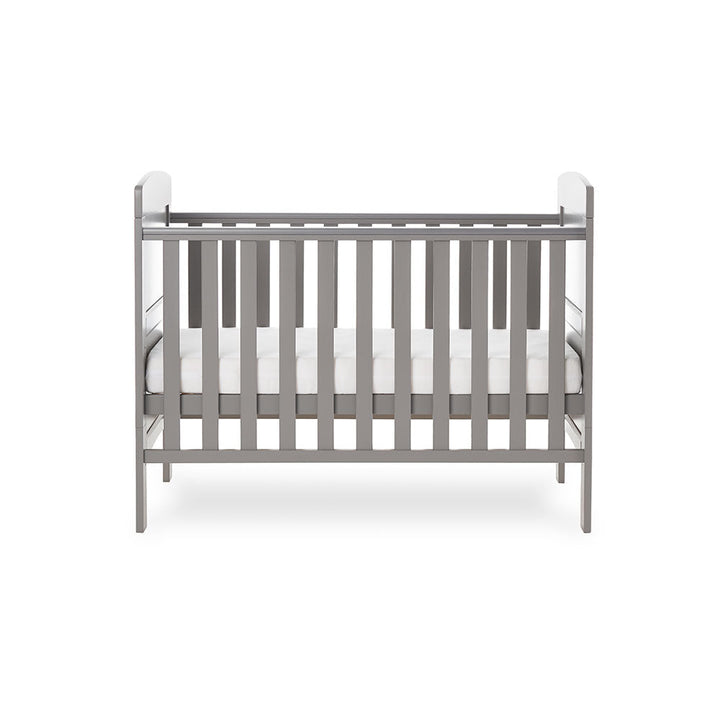 Obaby Grace Mini Cot Bed- Taupe Grey