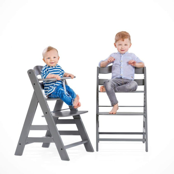 Hauck Alpha+ Grey Wooden Highchair