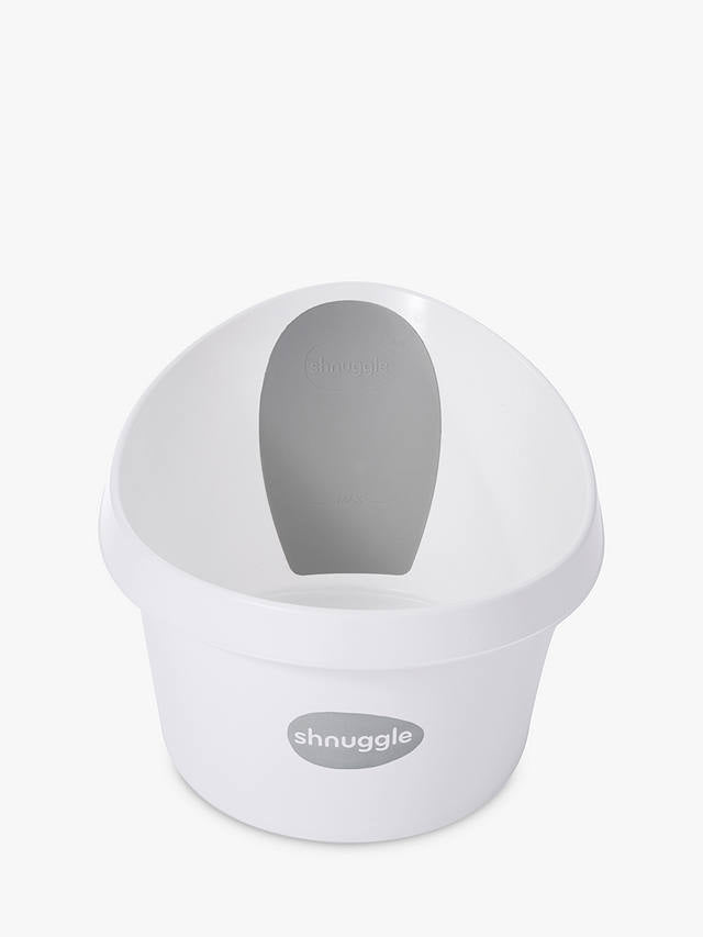 Shnuggle Toddler Bath - White/Grey