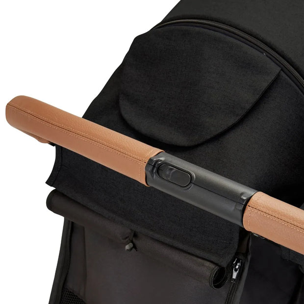 Ickle Bubba Venus Prime Double Stroller Black Tan