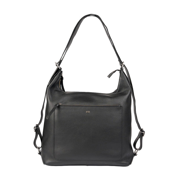 Bababing Vivo Premium Leather Changing Bag - Black