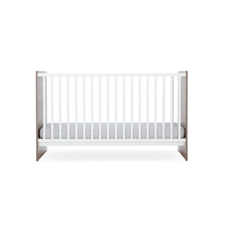 Cuddleco Enzo 2 Piece Nursery Furniture Set - Truffle Oak & White