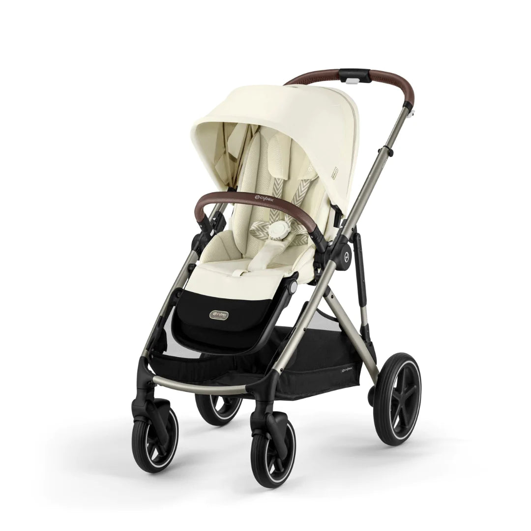 Cybex Gazelle Double Pushchair - Seashell Beige/Taupe