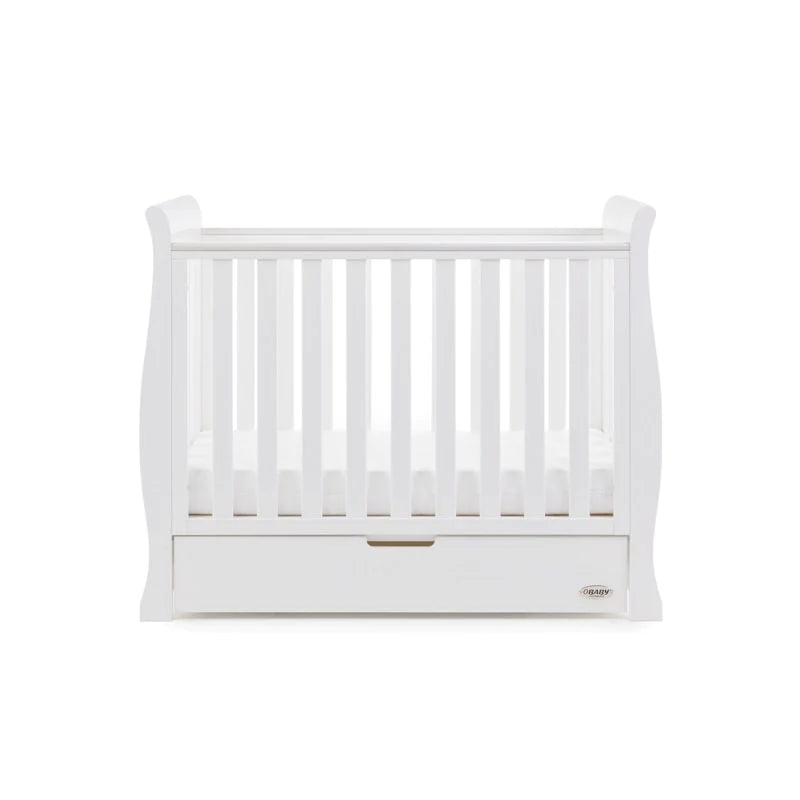 Obaby Stamford Space Saver Cot - White