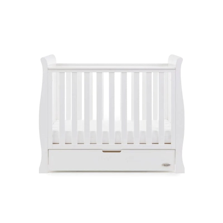 Obaby Stamford Space Saver Cot | White